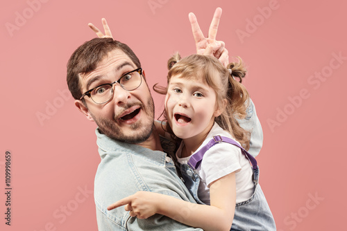 Tableau sur toile fun with daddy