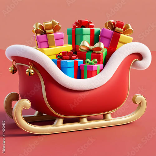 santa claus with gifts