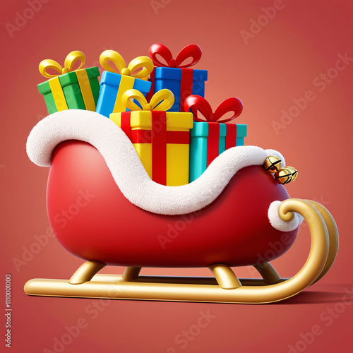 santa claus with gifts