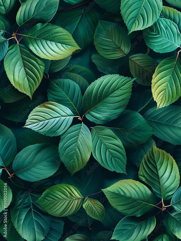 lush, dark green leaves, highlighting their vivid texture and natural beauty. The leaves overlap, creating a rich, tropical feel with vibrant contrast and a sense of depth. lush, dark green leaves, highlighting their vivid texture and natural beauty. The leaves overlap, creating a rich, tropical feel with vibrant contrast and a sense of depth.