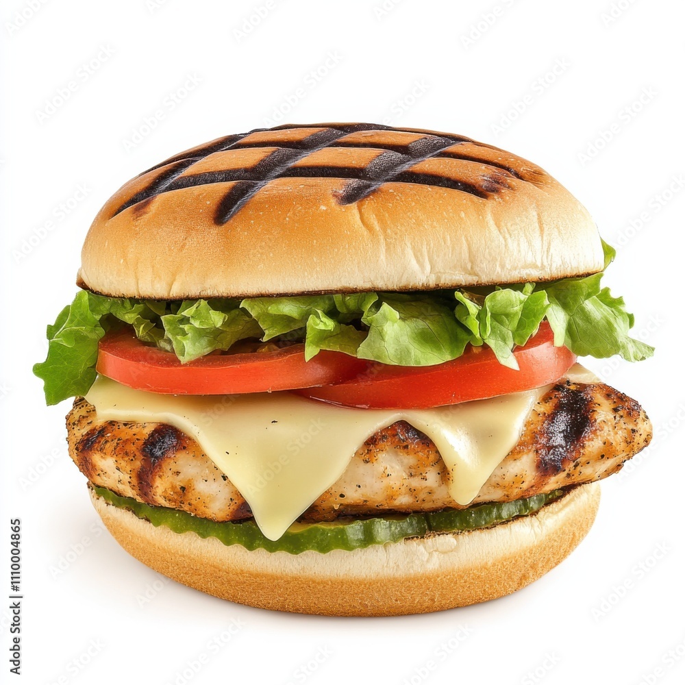 A spicy Cajun chicken sandwich with pepper jack cheese, Cajun mayo, lettuce A spicy Cajun chicken sandwich with pepper jack cheese, Cajun mayo, lettuce