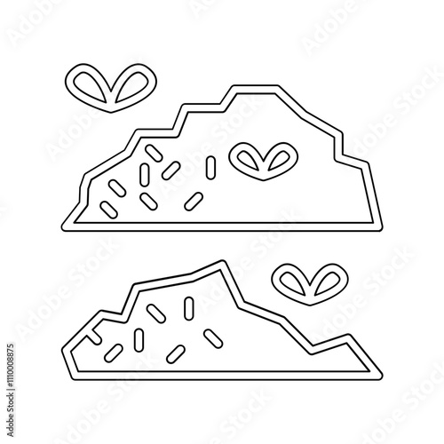Sawage icon in line style