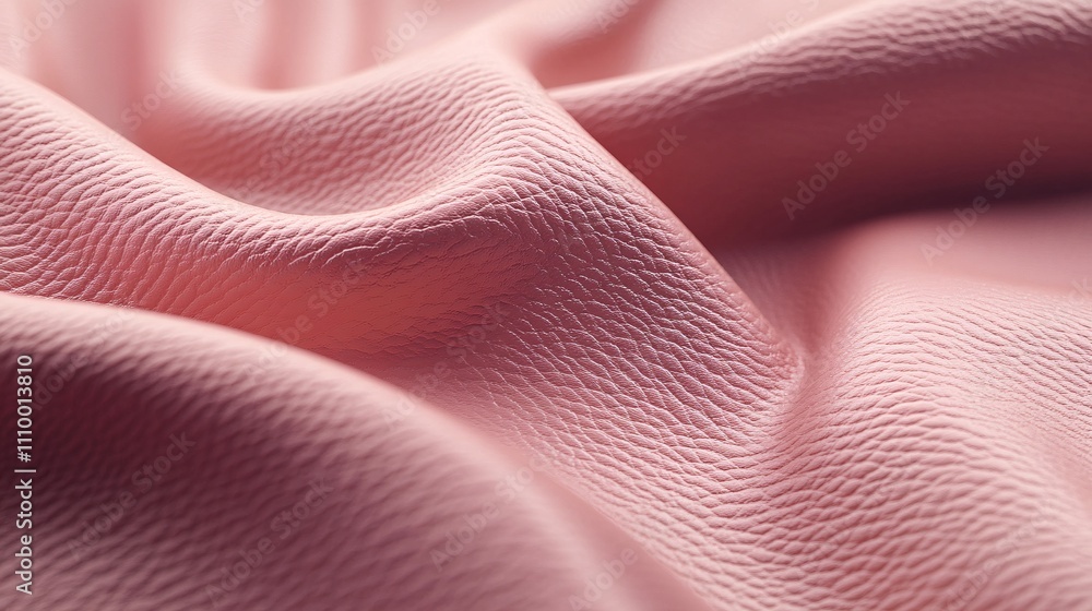 1.A detailed close-up of soft pink leather texture, showing fine grain patterns and subtle variations in the leather's surface. The texture appears smooth yet slightly pebbled, with a soft, matte 1.A detailed close-up of soft pink leather texture, showing fine grain patterns and subtle variations in the leather's surface. The texture appears smooth yet slightly pebbled, with a soft, matte