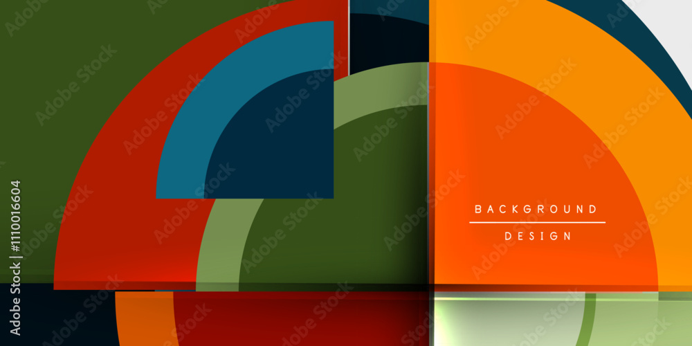 Techno circles and semi circles. Vector Illustration For Wallpaper, Banner, Background, Card, Book Illustration, landing page Techno circles and semi circles. Vector Illustration For Wallpaper, Banner, Background, Card, Book Illustration, landing page