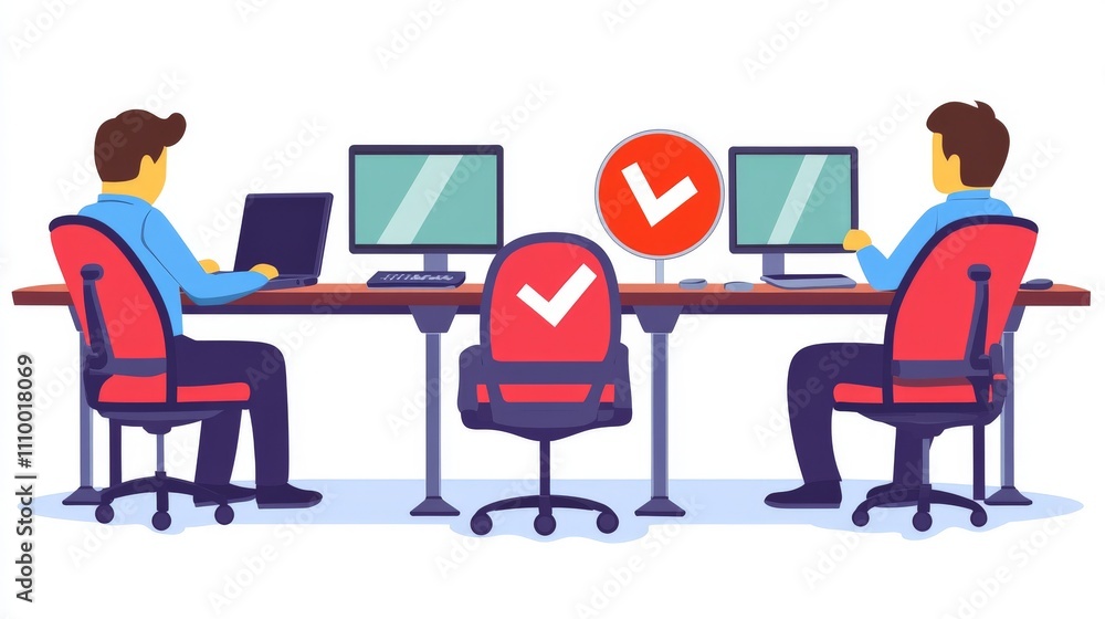 Office Space with Availability Sign on Isolated Background Office Space with Availability Sign on Isolated Background