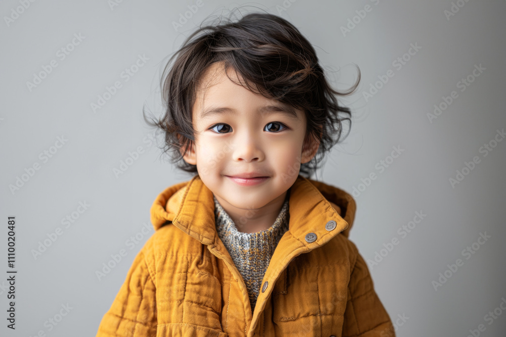 Young Asian boys in relaxed, casual clothing stand against a plain white background, showcasing their joyful innocence and individual styles. Young Asian boys in relaxed, casual clothing stand against a plain white background, showcasing their joyful innocence and individual styles.