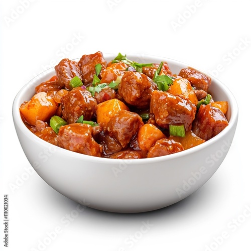 Macro Shot of a Delectable Filipino Side Dish Daing on White Background