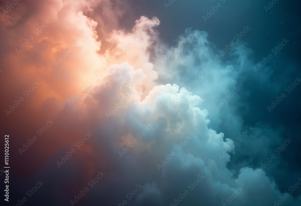 White fog or smoke on space background White fog or smoke on space background