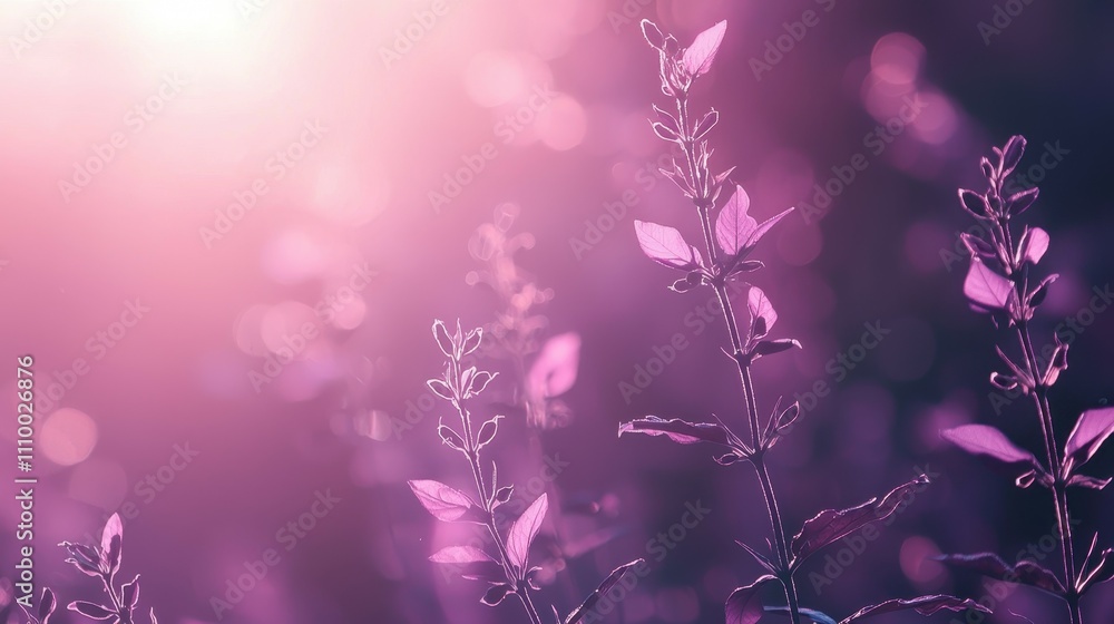 Bokeh delight soft purple flora nature scene elegant background gentle atmosphere Bokeh delight soft purple flora nature scene elegant background gentle atmosphere