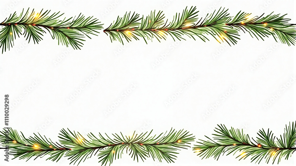 christmas background with fir branches and cones christmas background with fir branches and cones