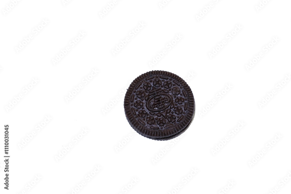 chocolate cake, isolated on white background. top view chocolate cake, isolated on white background. top view