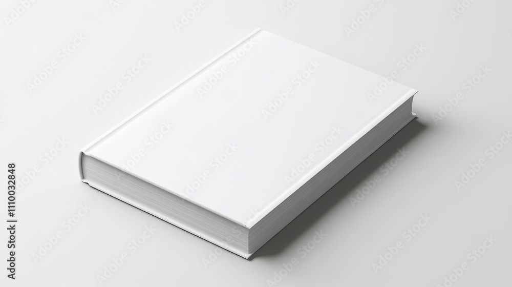 Minimalist White Hardcover for Design Mockup Ideas Minimalist White Hardcover for Design Mockup Ideas
