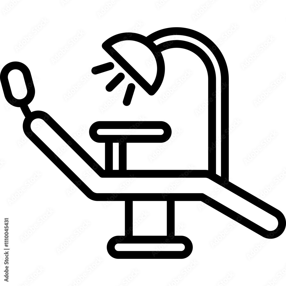 Dentist Chair Icon Dentist Chair Icon