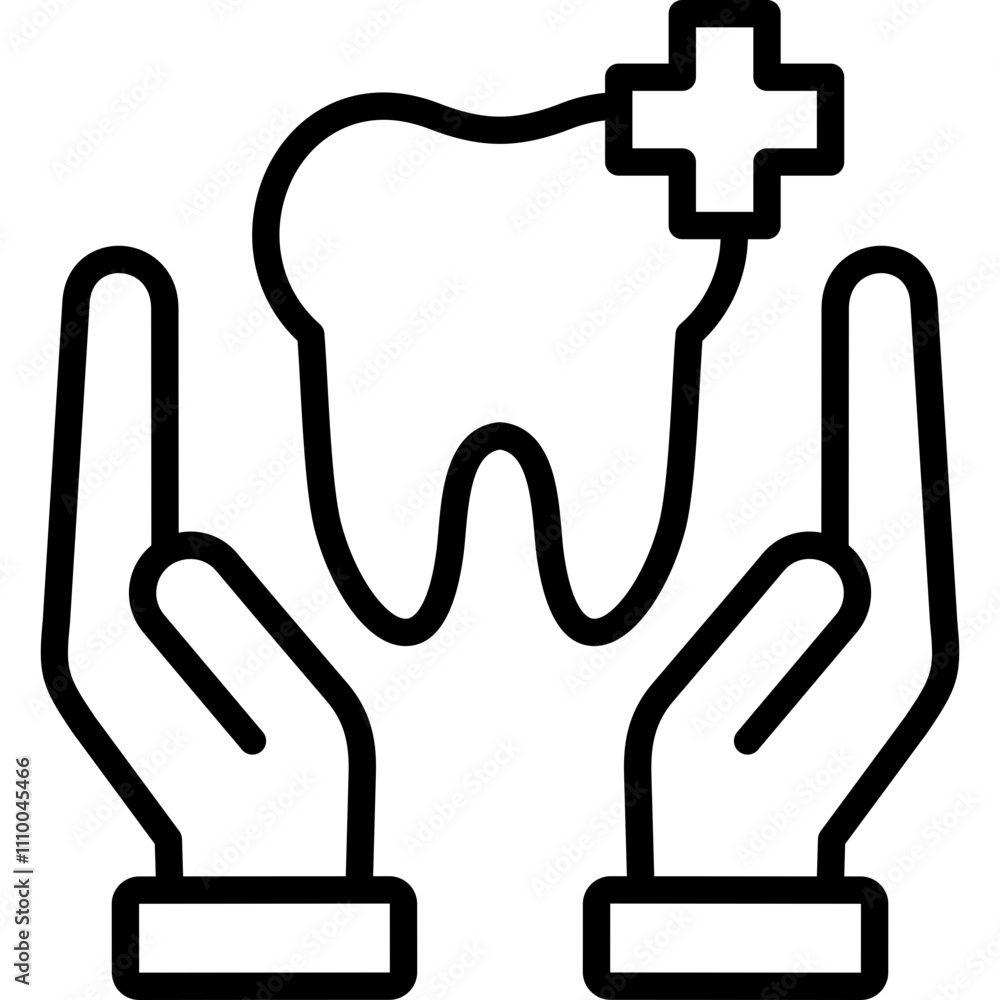 Obraz premium Oral Care Icon