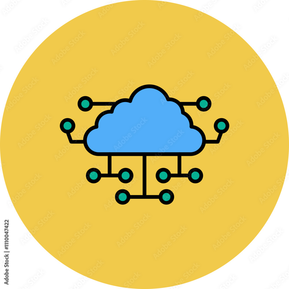 Cloud Computing Icon Cloud Computing Icon