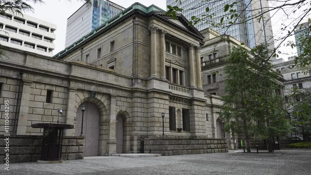 日本銀行の風景動画 日本銀行の風景動画