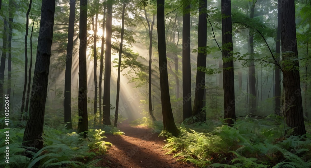 Obraz premium Nature beauty ,beautiful landscape scenery ai gen