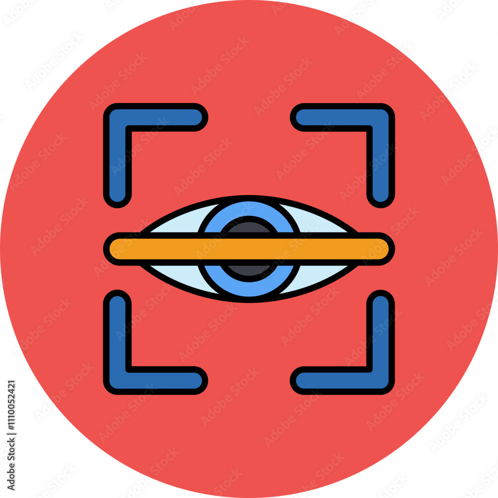 Eye Scanner Icon Eye Scanner Icon