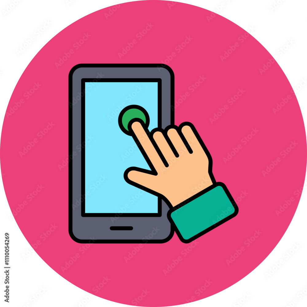 Touch Screen Icon Touch Screen Icon