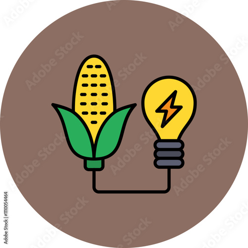 Biomass Energy Icon