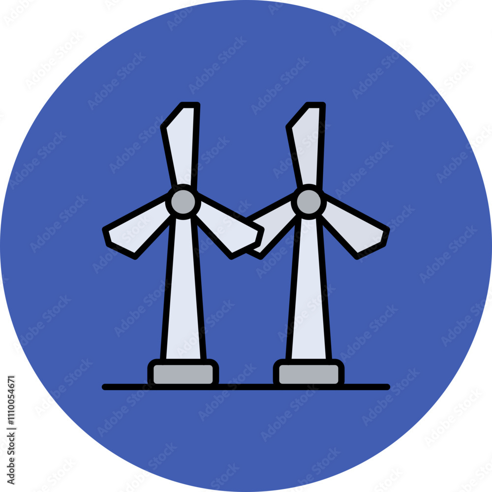 Eolic Energy Icon Eolic Energy Icon