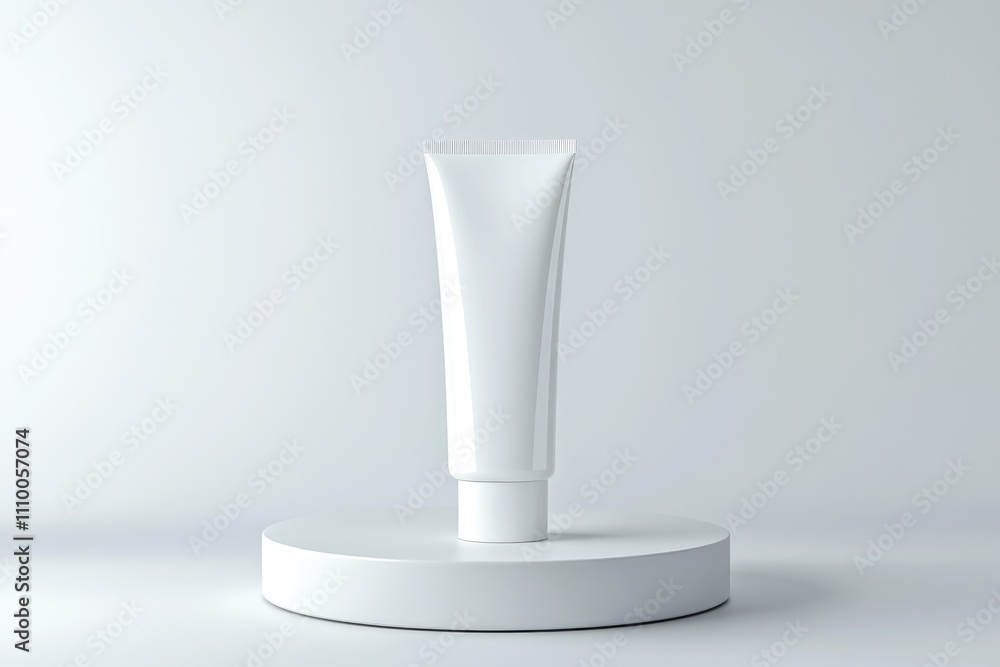 Elegant Skincare Tube Mockup for Customizable Branding Elegant Skincare Tube Mockup for Customizable Branding