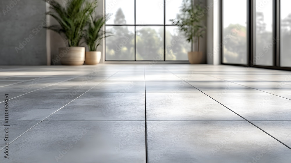 Grouting between ceramic tiles on floor