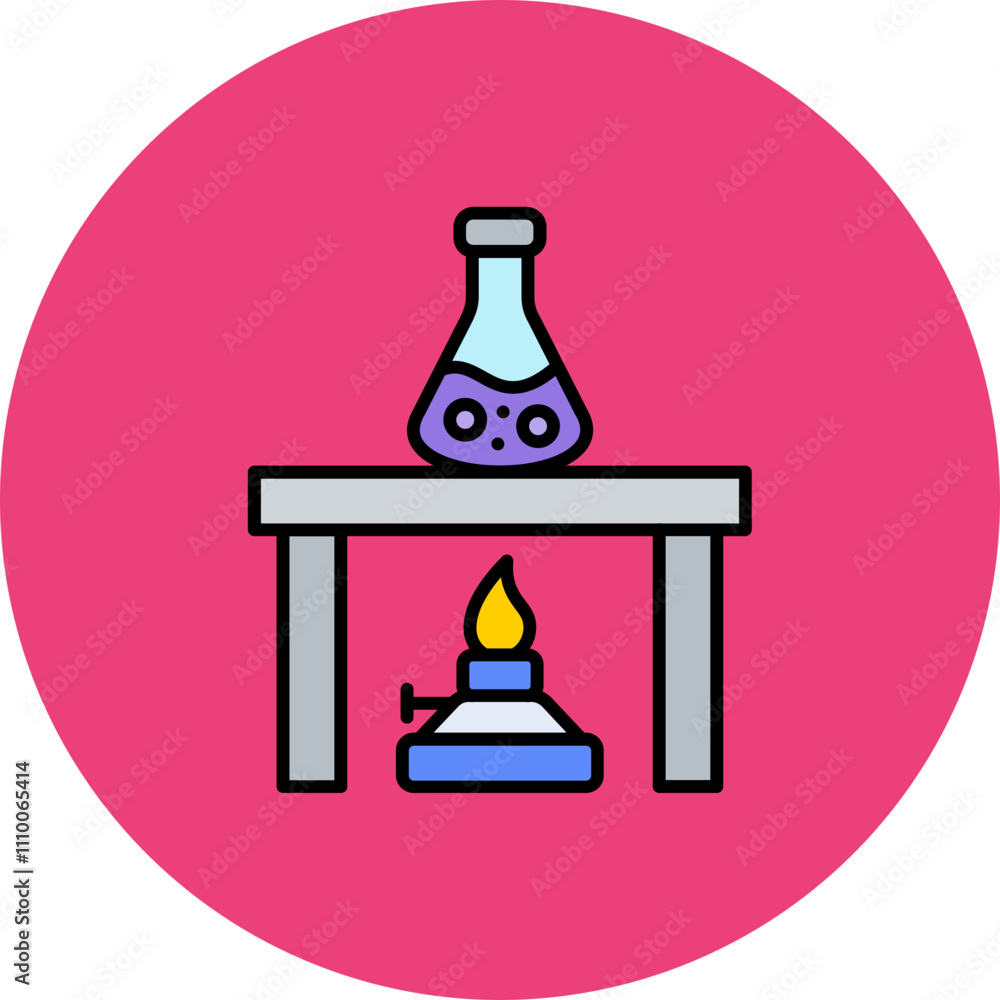 Lab Burner Icon Lab Burner Icon