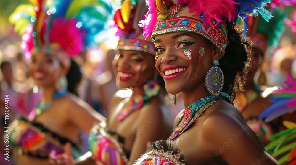 Frevo dancers at the street carnival in Brazil Frevo dancers at the street carnival in Brazil