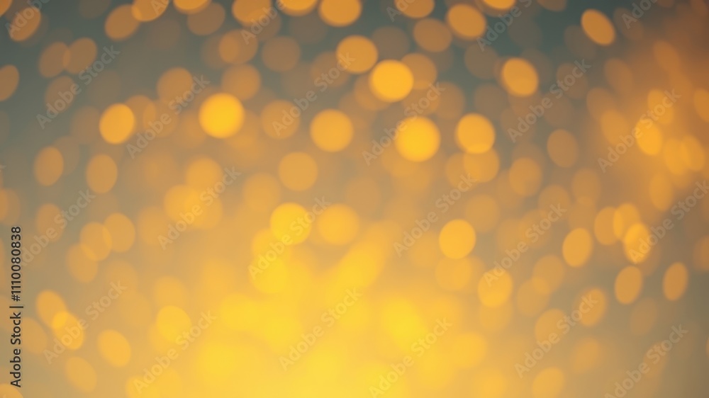 Golden Bokeh Abstract Background with Gradual Transition from Dark to Light Golden Bokeh Abstract Background with Gradual Transition from Dark to Light