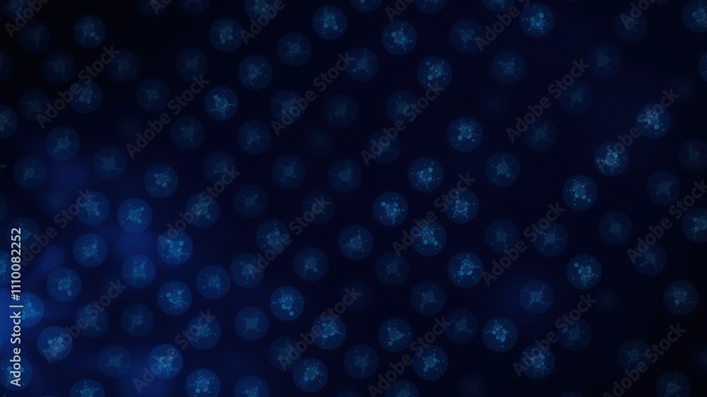 Abstract Blue Background with Subtle Repeating Patterns of Circular Shapes Abstract Blue Background with Subtle Repeating Patterns of Circular Shapes