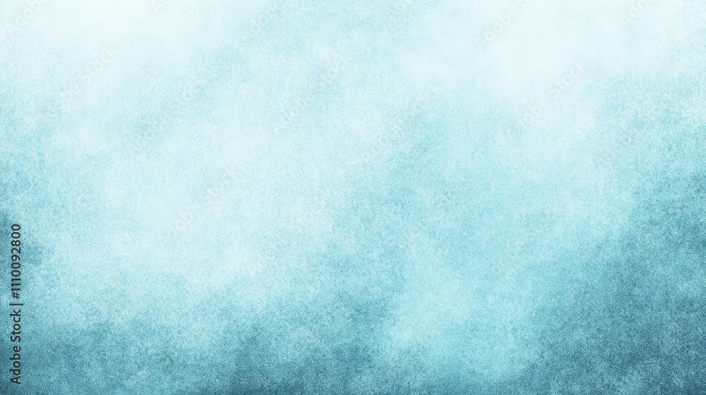 Obraz premium Soft hues of icy blue and white blend seamlessly, creating an abstract winter background that evokes a sense of chill and tranquility. This textured scene invites daydreams