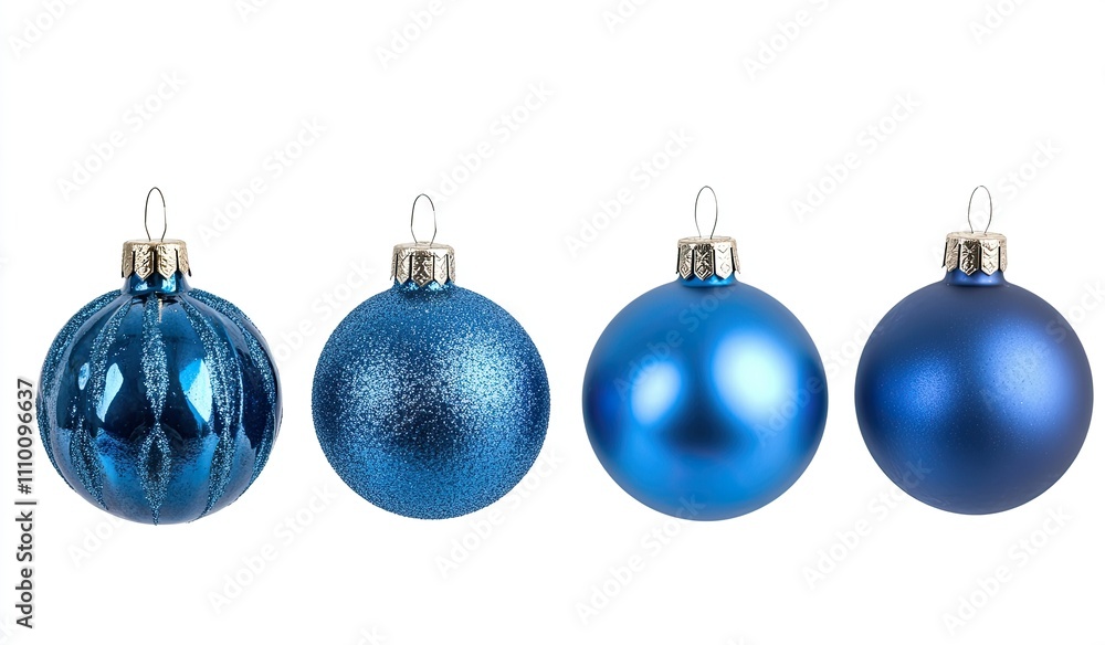 Blue Christmas Magic: Elegant Ornaments in Various Shades for Your Holiday Decor Blue Christmas Magic: Elegant Ornaments in Various Shades for Your Holiday Decor