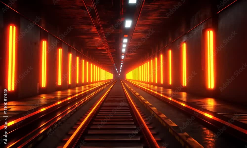 neon tunnel with neon lines and glowing light. neon tunnel with neon lines and glowing light.