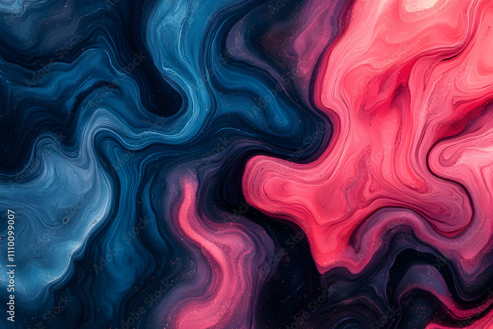 Abstract swirling blue and red paint texture. Abstract swirling blue and red paint texture.