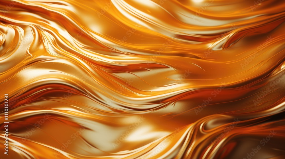 Abstract gold liquid waves Abstract gold liquid waves