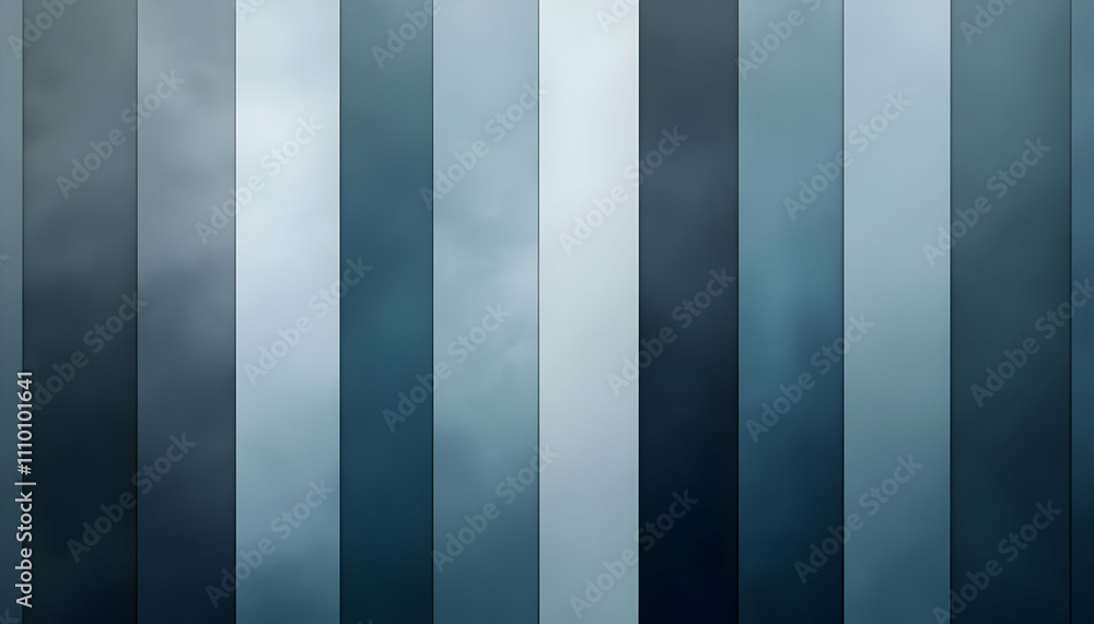A vertical arrangement of gradient stripes in shades of blue and gray, evoking a serene atmosphere. A vertical arrangement of gradient stripes in shades of blue and gray, evoking a serene atmosphere.