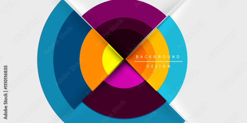Techno circles and semi circles. Vector Illustration For Wallpaper, Banner, Background, Card, Book Illustration, landing page Techno circles and semi circles. Vector Illustration For Wallpaper, Banner, Background, Card, Book Illustration, landing page