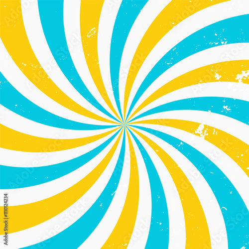 Groovy hippie 70s square background. Waves, swirl, twirl pattern. Twisted vector texture in trendy retro psychedelic style. Y2k aesthetic. Vector illustration.