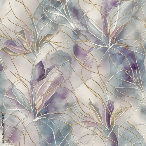 Seamless wallpaper pattern, vector