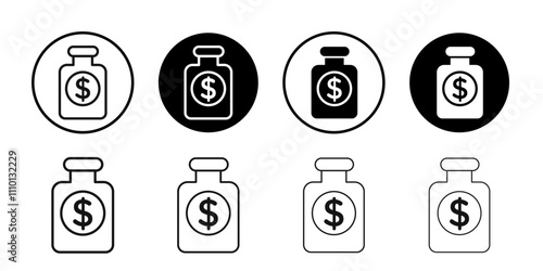 Business Remedy icon Symbol mark in filled style