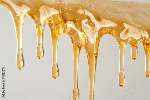 Golden Dripping Liquid