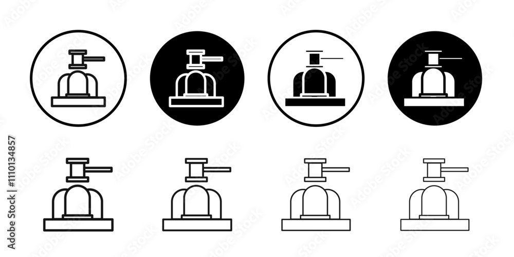 Mole Game Whack icon Symbol mark in filled style Mole Game Whack icon Symbol mark in filled style
