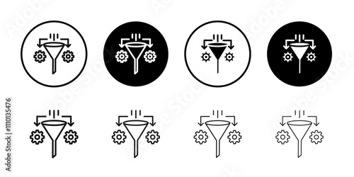 refinement icon Symbol mark in filled style
