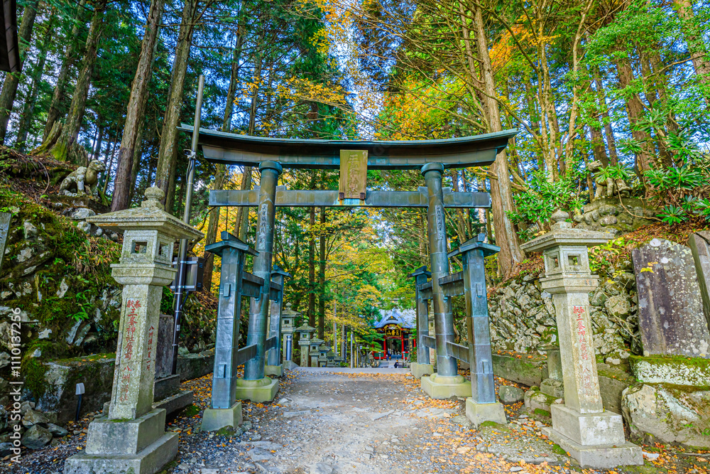 秋の三峯神社 埼玉県秩父市 Mitsumine Shrine in autumn. Saitama Pref, Chichibu City. 秋の三峯神社 埼玉県秩父市 Mitsumine Shrine in autumn. Saitama Pref, Chichibu City.