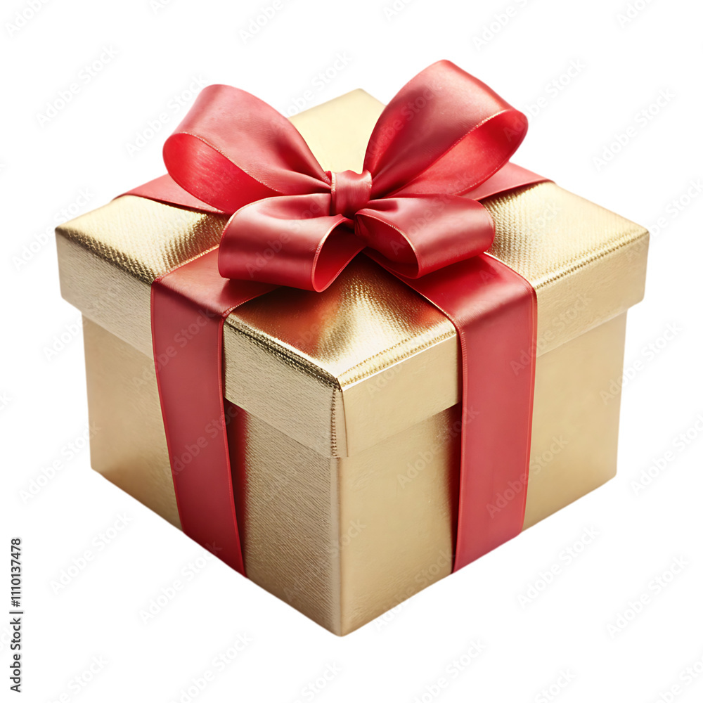 Obraz premium red gift box