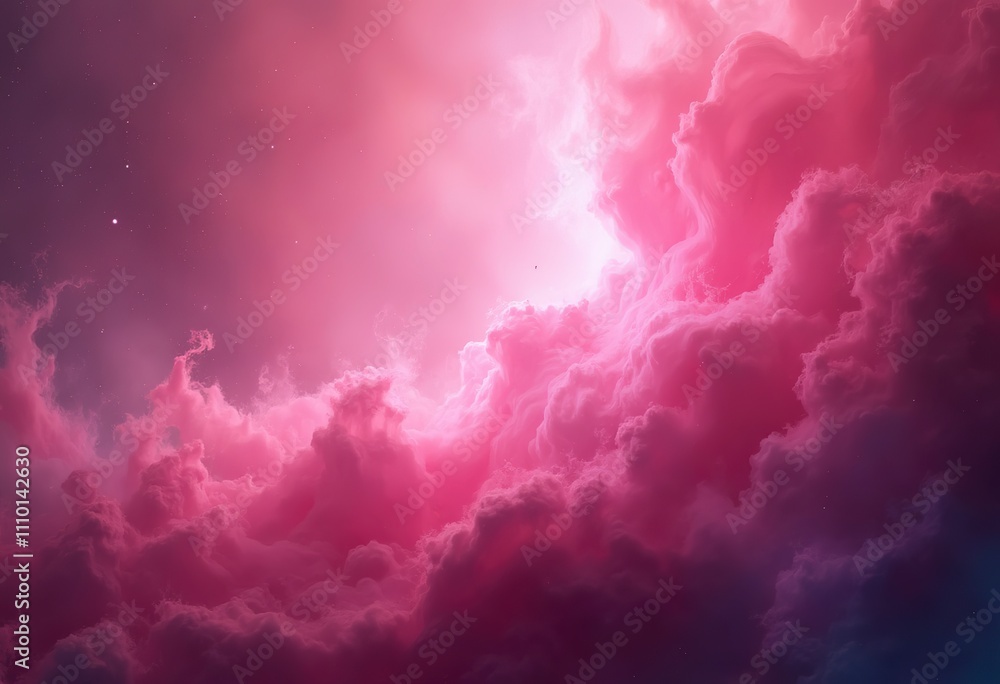 Abstract smooth unique pink nebula galaxy artwork background Abstract smooth unique pink nebula galaxy artwork background