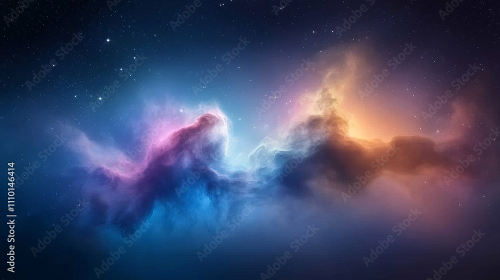 A star is surrounded by a cloud of gas and dust A star is surrounded by a cloud of gas and dust