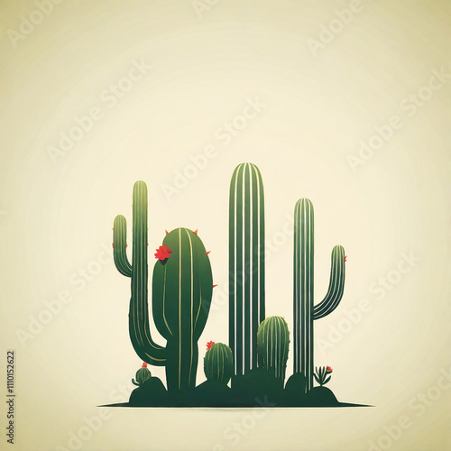 Cactus in the desert