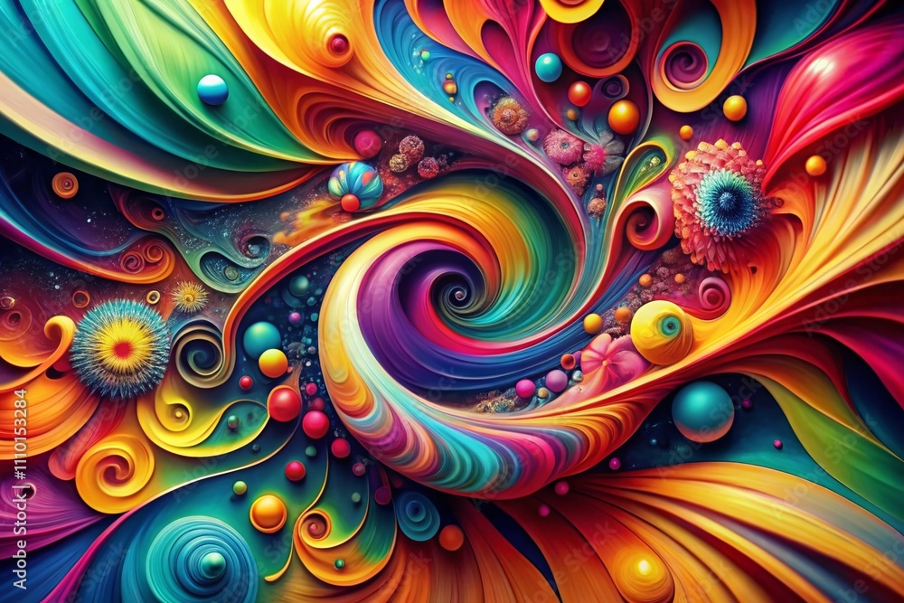 Abstract Psychedelic Groovy Background for Fashion Photography Featuring Vivid Colors, Swirling Patterns, and a Unique Artistic Style Perfect for Trendy Fashion Editorials and Campaigns Abstract Psychedelic Groovy Background for Fashion Photography Featuring Vivid Colors, Swirling Patterns, and a Unique Artistic Style Perfect for Trendy Fashion Editorials and Campaigns